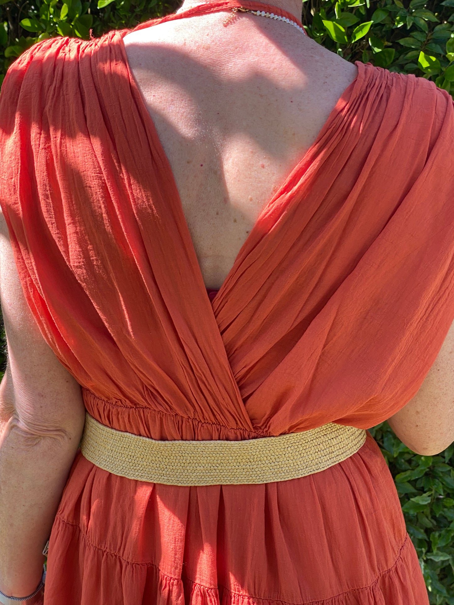 ROBE SABRINA  TERACOTA  38/46
