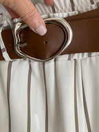 PANTALON PALAZZO RAYE BLANC TU 36/44