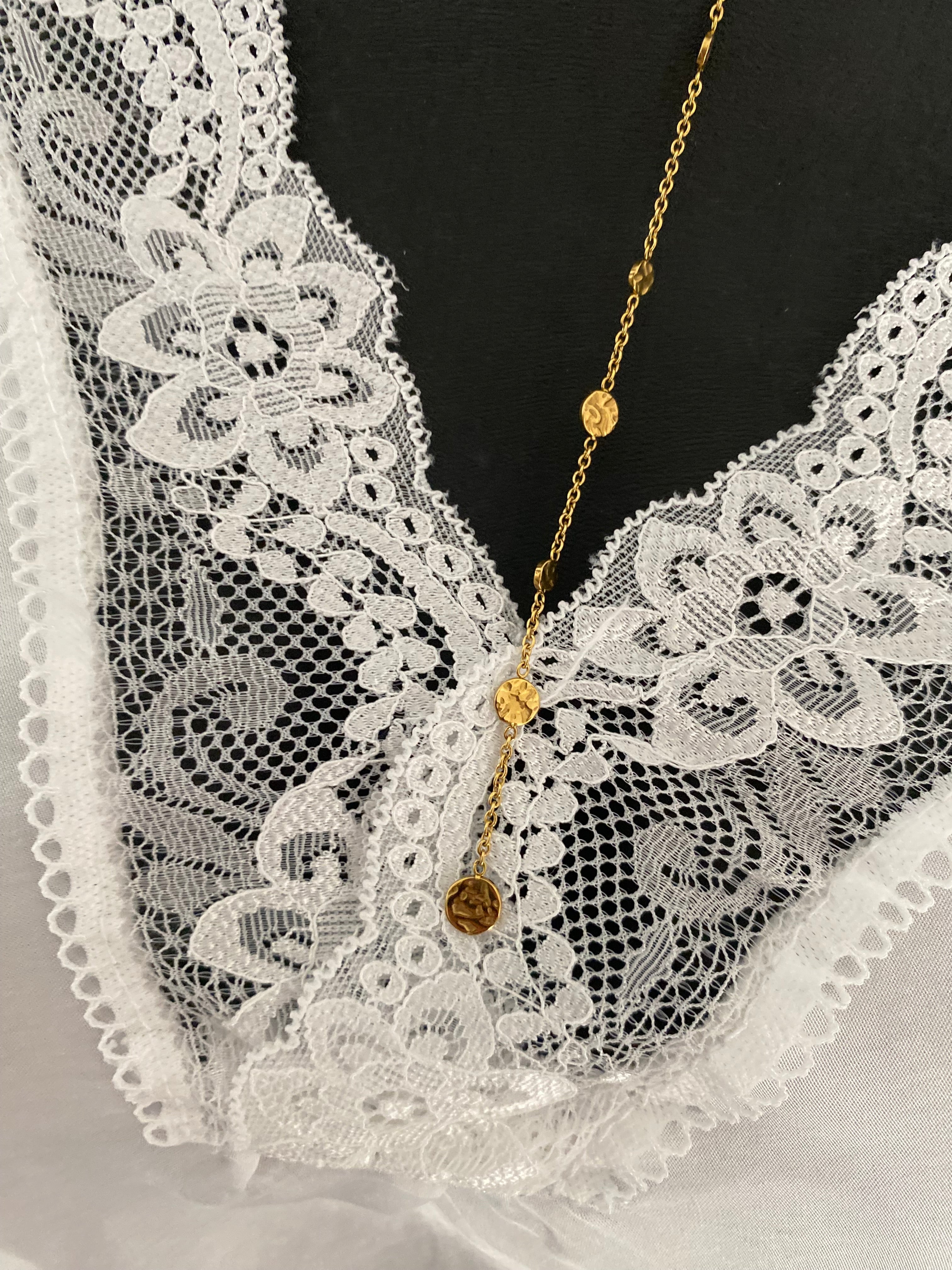 TOP DENTELLE BLANC   TU 34/42