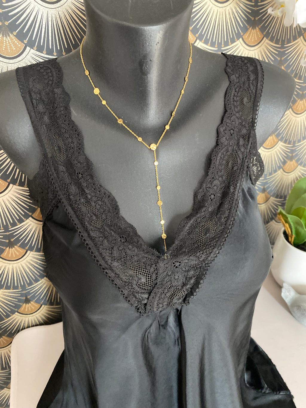 TOP DENTELLE NOIR    TU 34/42