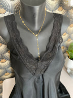 TOP DENTELLE NOIR    TU 34/42