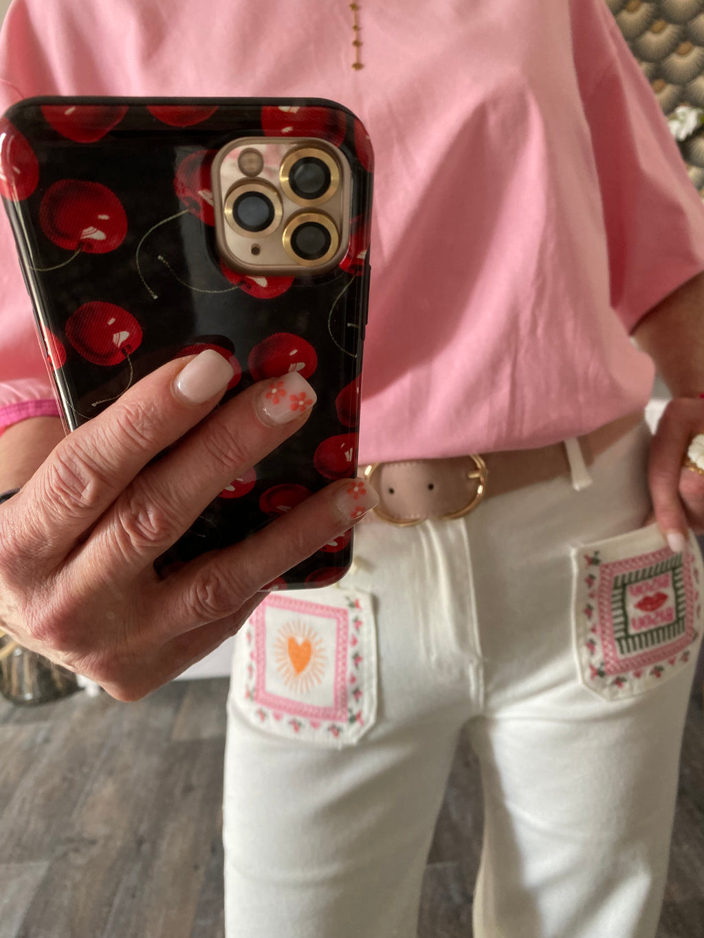PANTALON  JEAN ONADO BLANC BISOU  36/38/40/42/44