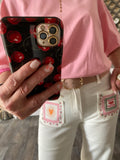 PANTALON  JEAN ONADO BLANC BISOU  36/38/40/42/44