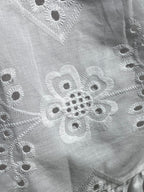 JUPE BOHEME  38/46  BRODERIE ANGLAISE