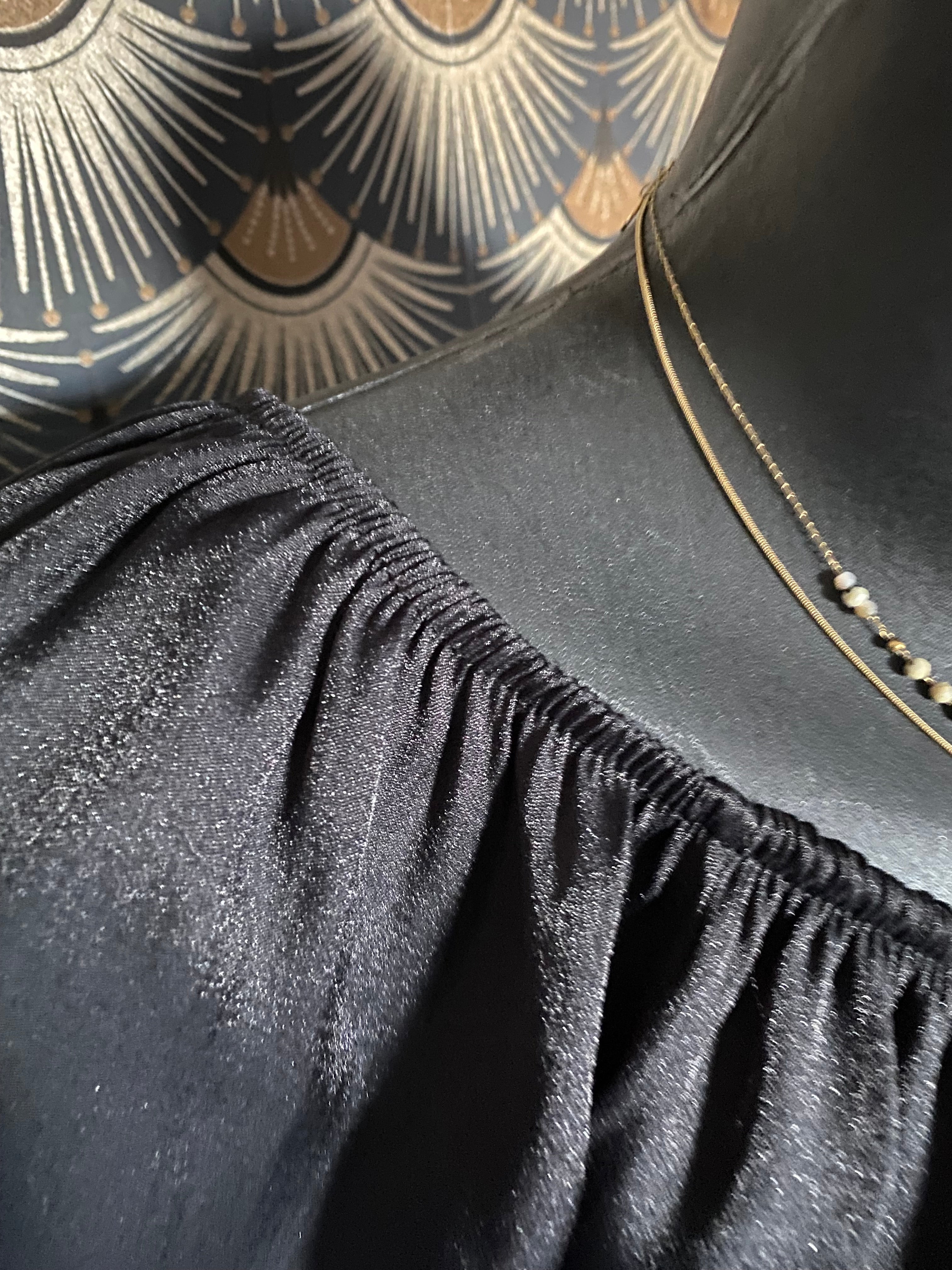 TOP AMY NOIR TU 34/40 PETIT 42 LYOCEL