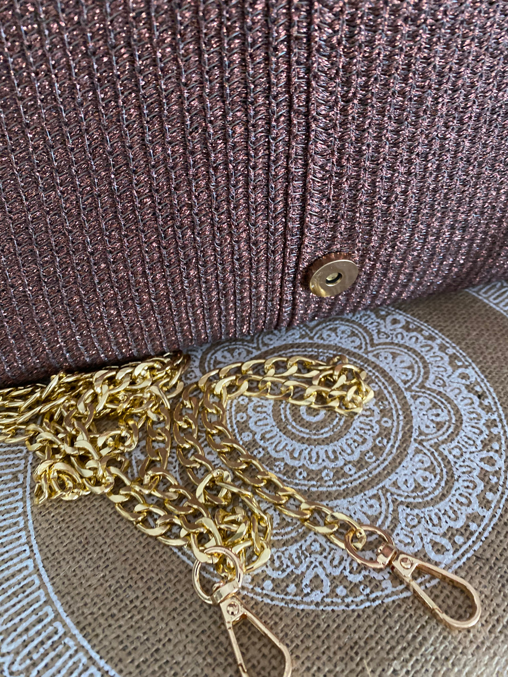 SAC POCHETTE IRISEE CHOCO