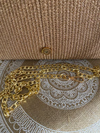 SAC POCHETTE IRISEE ROSE GOLD