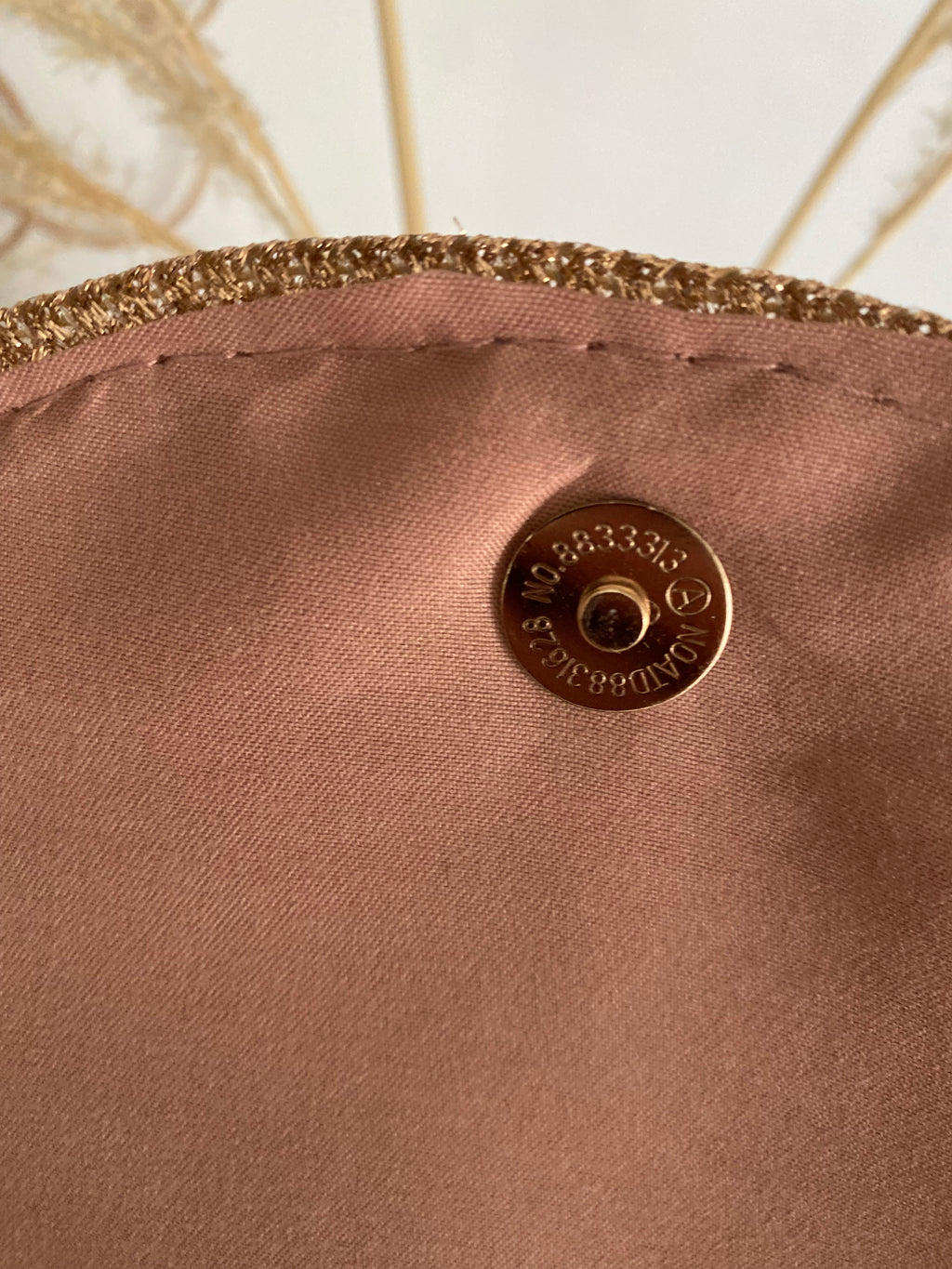 SAC POCHETTE IRISEE ROSE GOLD