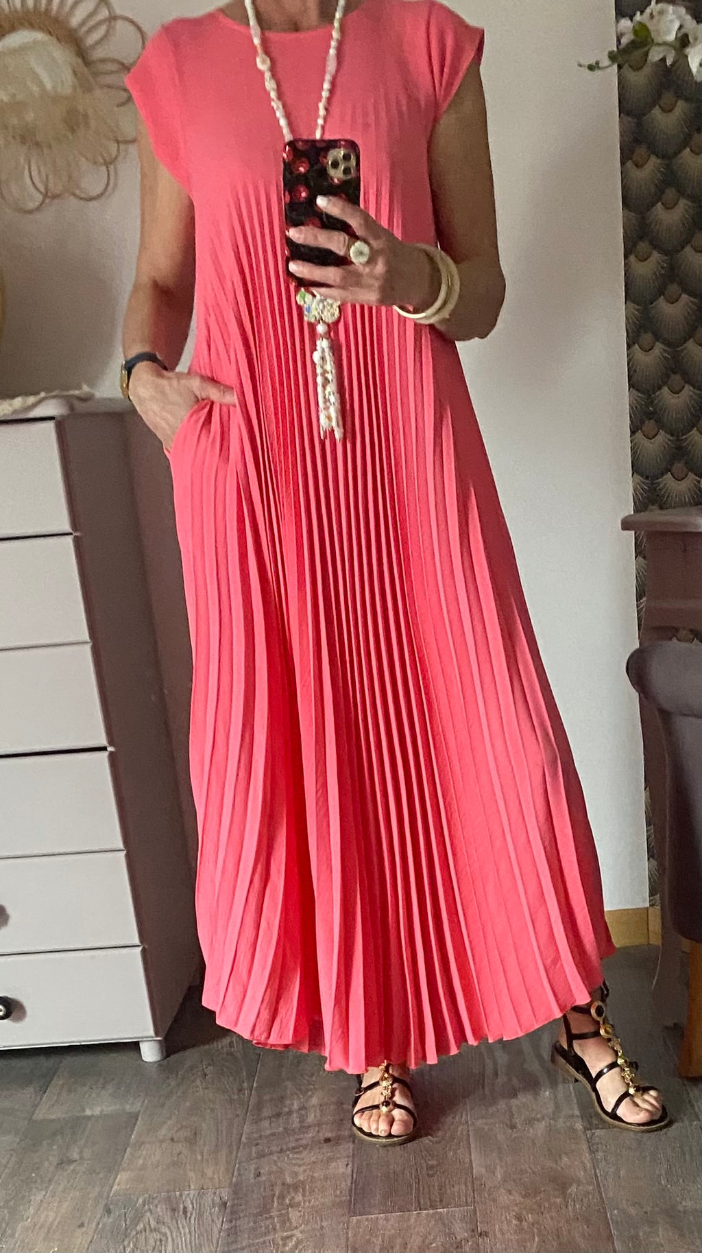 ROBE MAGIQUE  TU 36/46  CORAIL