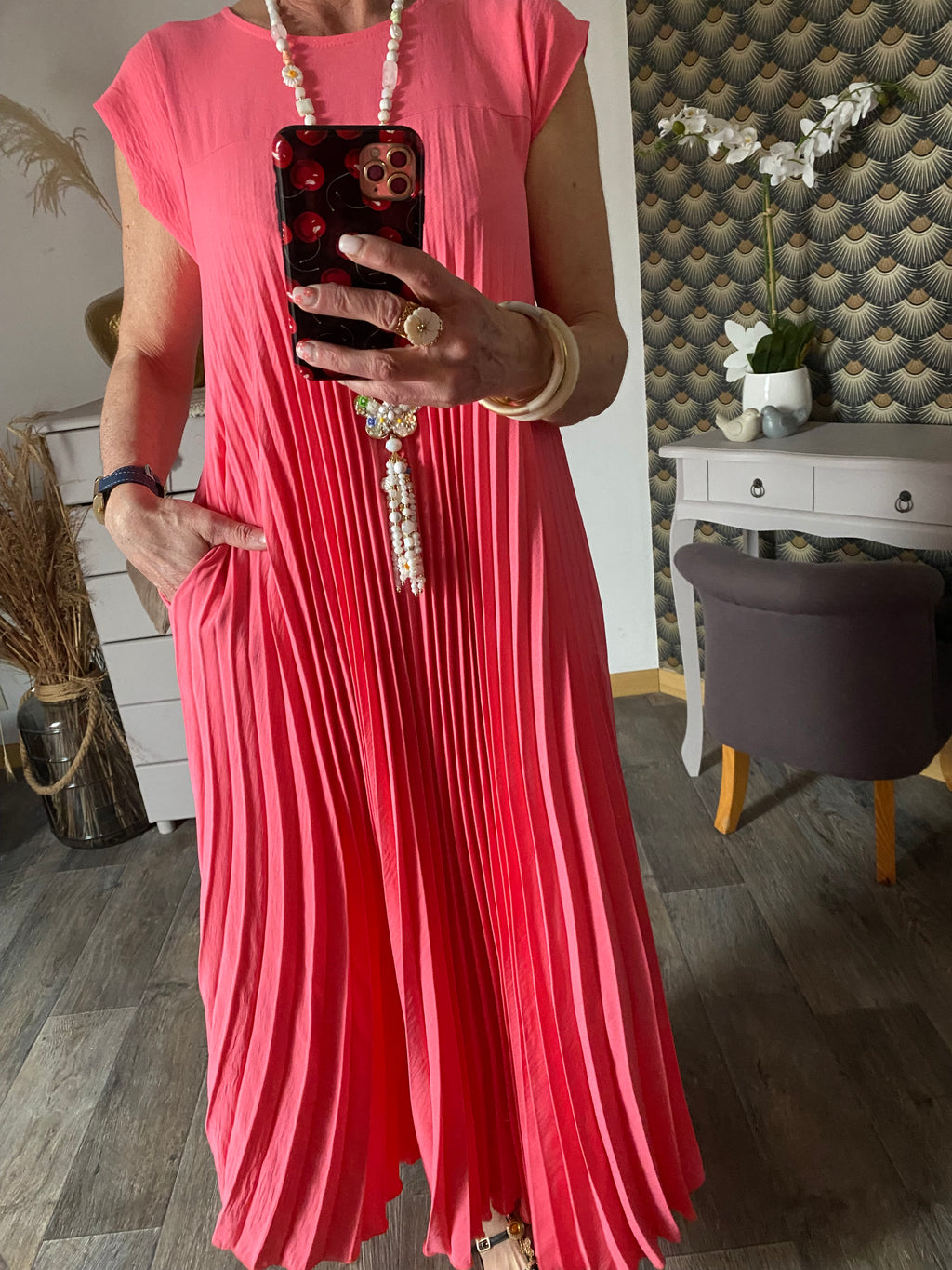 ROBE MAGIQUE  TU 36/46  CORAIL