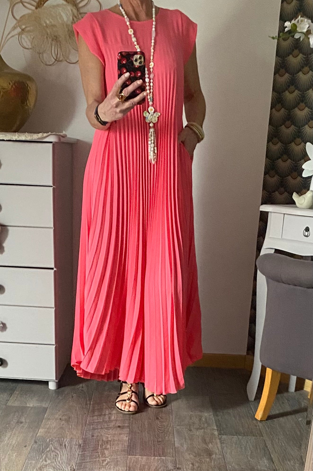 ROBE MAGIQUE  TU 36/46  CORAIL