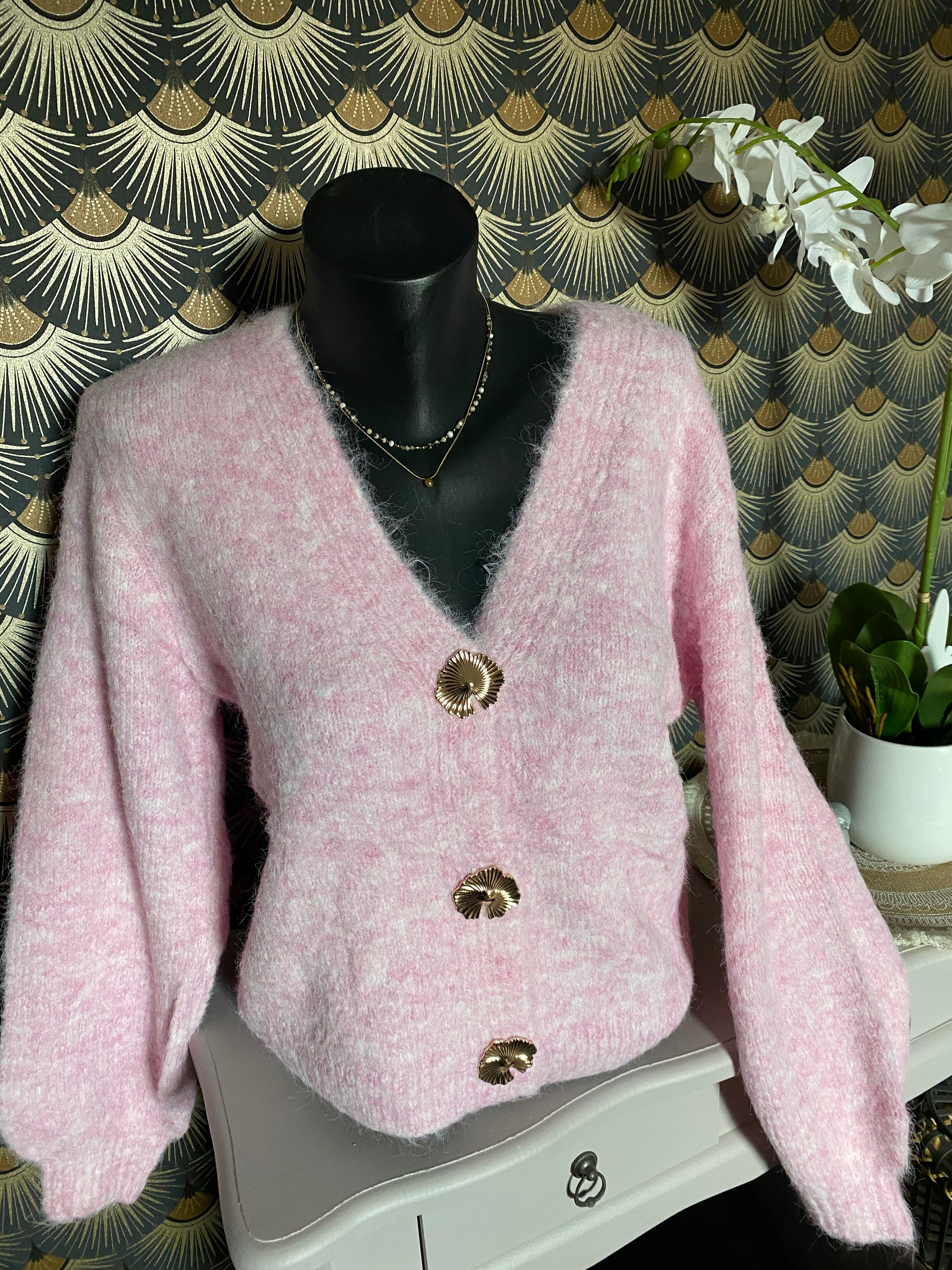 GILET LOVENA ROSE TU36/44