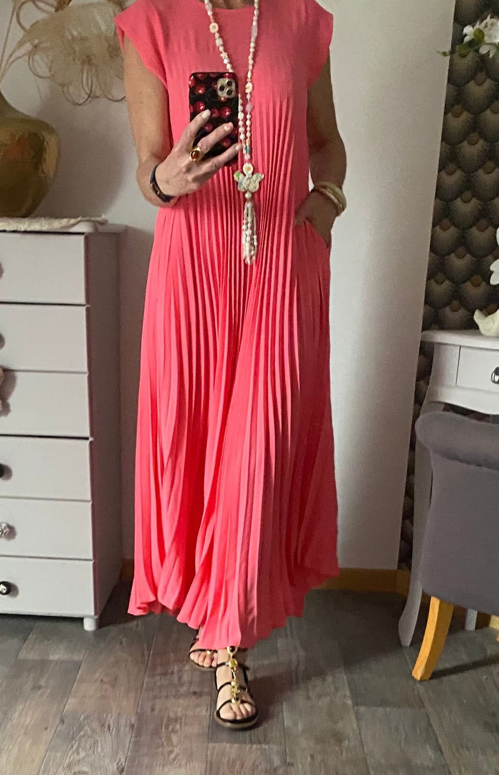 ROBE MAGIQUE  TU 36/46  CORAIL