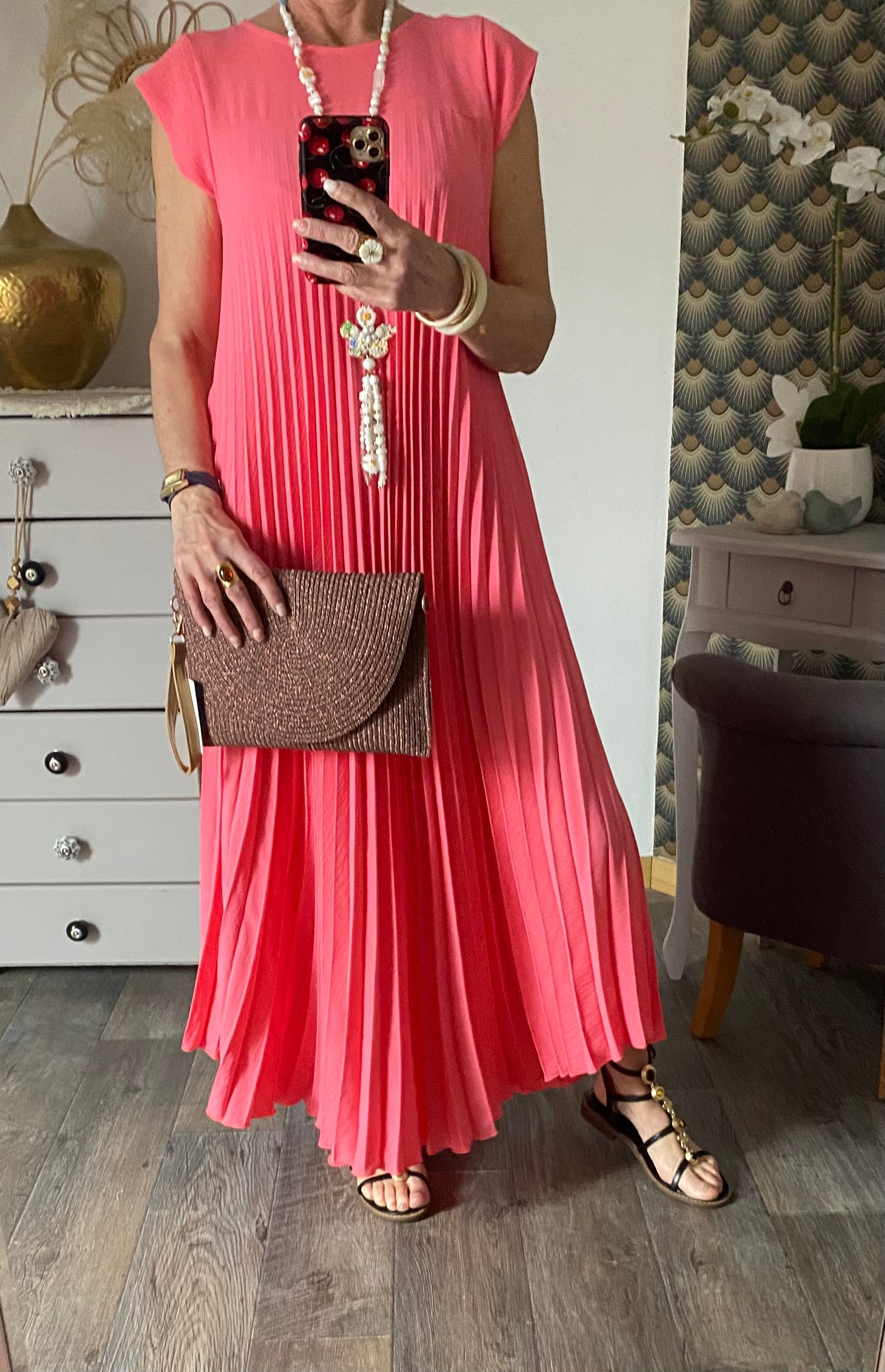 ROBE MAGIQUE  TU 36/46  CORAIL