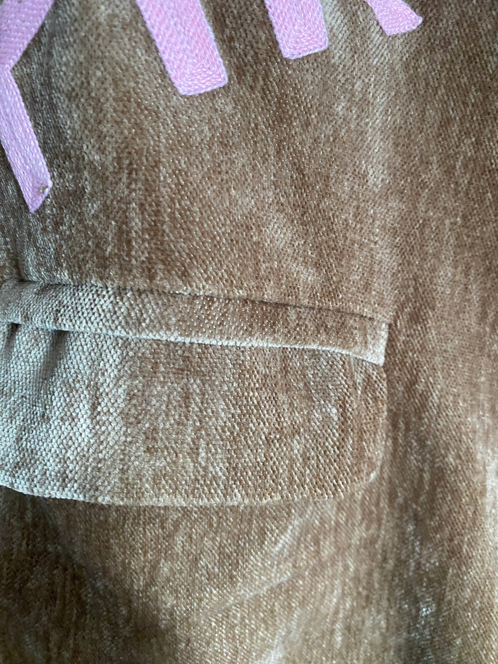 VESTE VELOUR CORRINE CAMEL TU 36/44