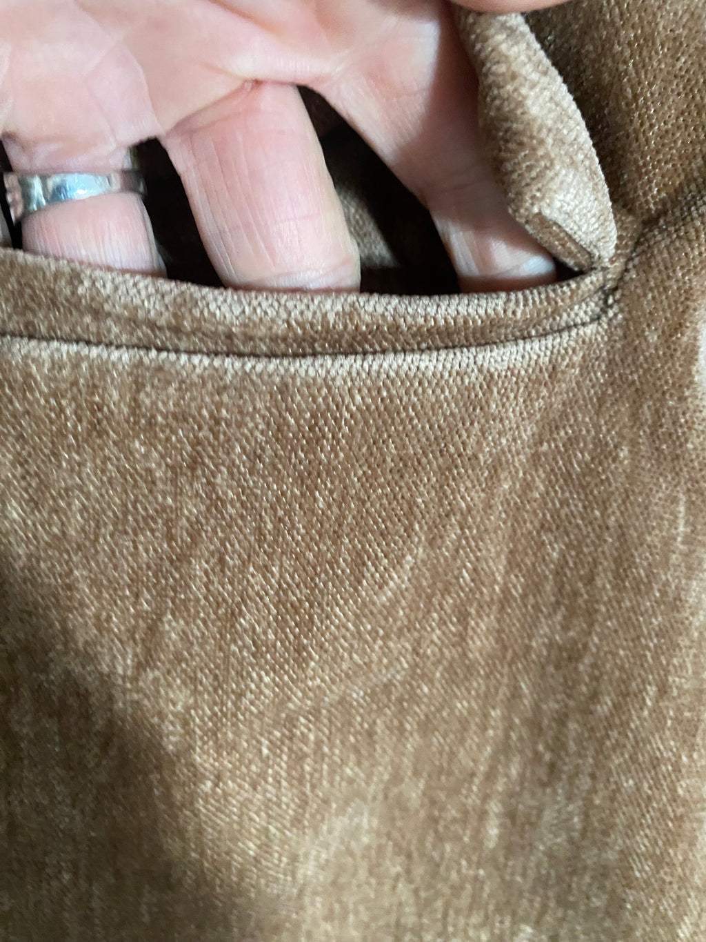 VESTE VELOUR CORRINE CAMEL TU 36/44