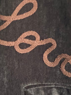 VESTE VELOUR CORRINE NOIRE  TU 36/44