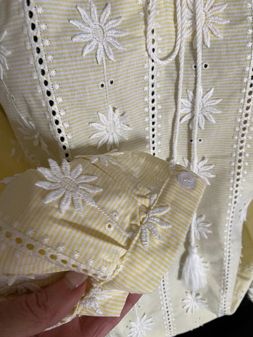 BLOUSE LOVENA 2   TU 36/46  JAUNE PALE