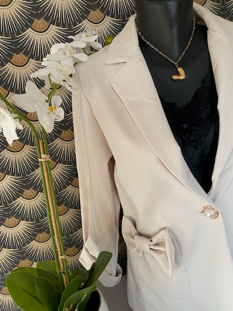 VESTE PAOLA ECRU  36/42