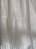 JUPE BOHEME  38/46  BRODERIE ANGLAISE