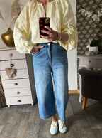 BLOUSE LOVENA 2   TU 36/46  JAUNE PALE