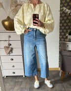 BLOUSE LOVENA 2   TU 36/46  JAUNE PALE