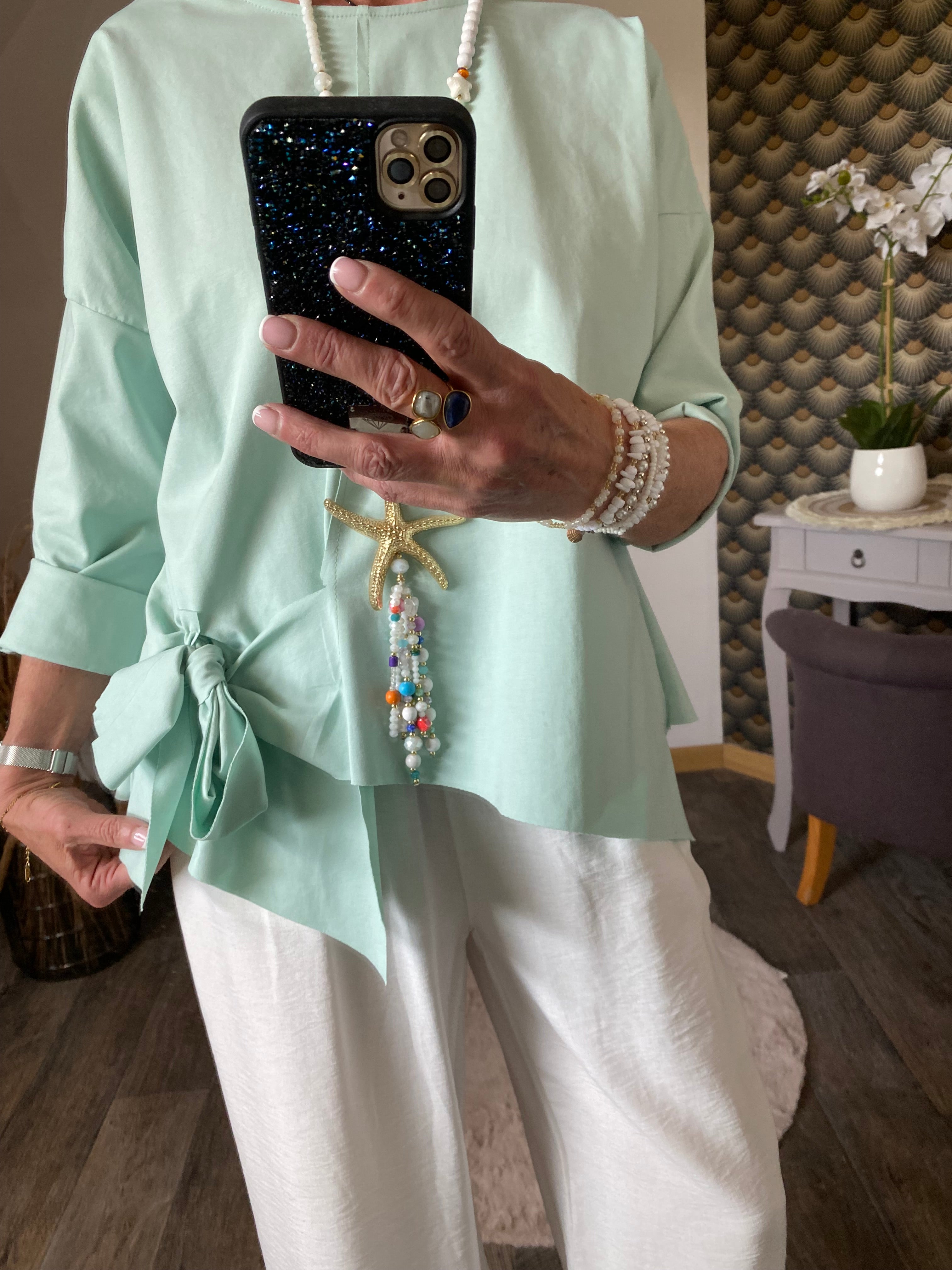 TOP MIA  VERT D'EAU  36 PETIT 46