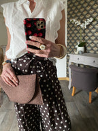 PANTALON KEZY FLUIDE A POIS   TU 34/40