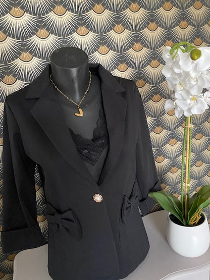 VESTE PAOLA NOIRE  36/42
