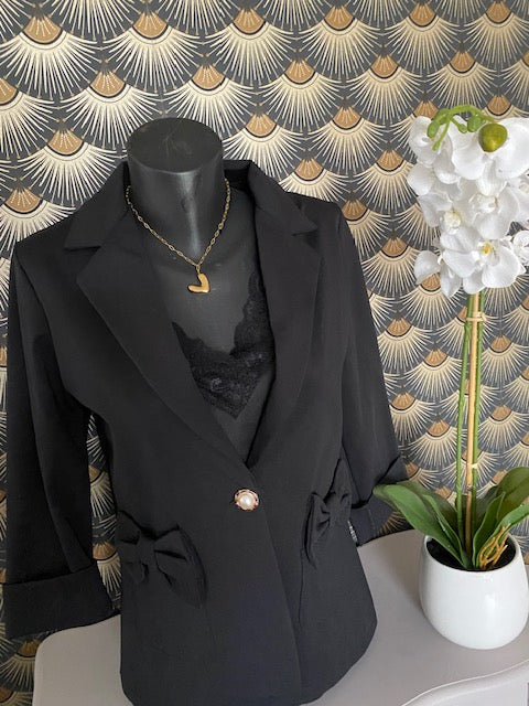 VESTE PAOLA NOIRE  36/42