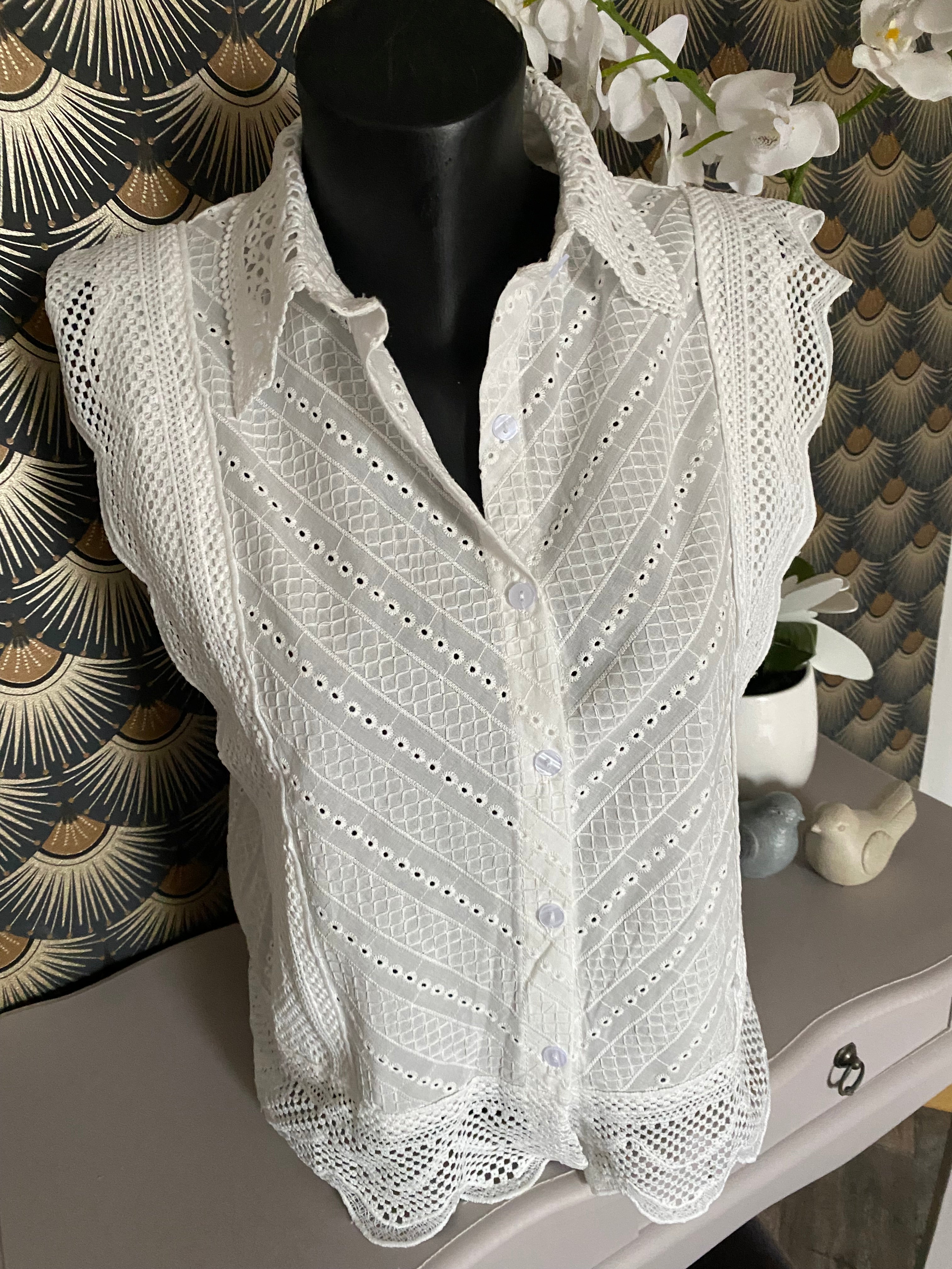 TOP BRODE TAILLE M OU L