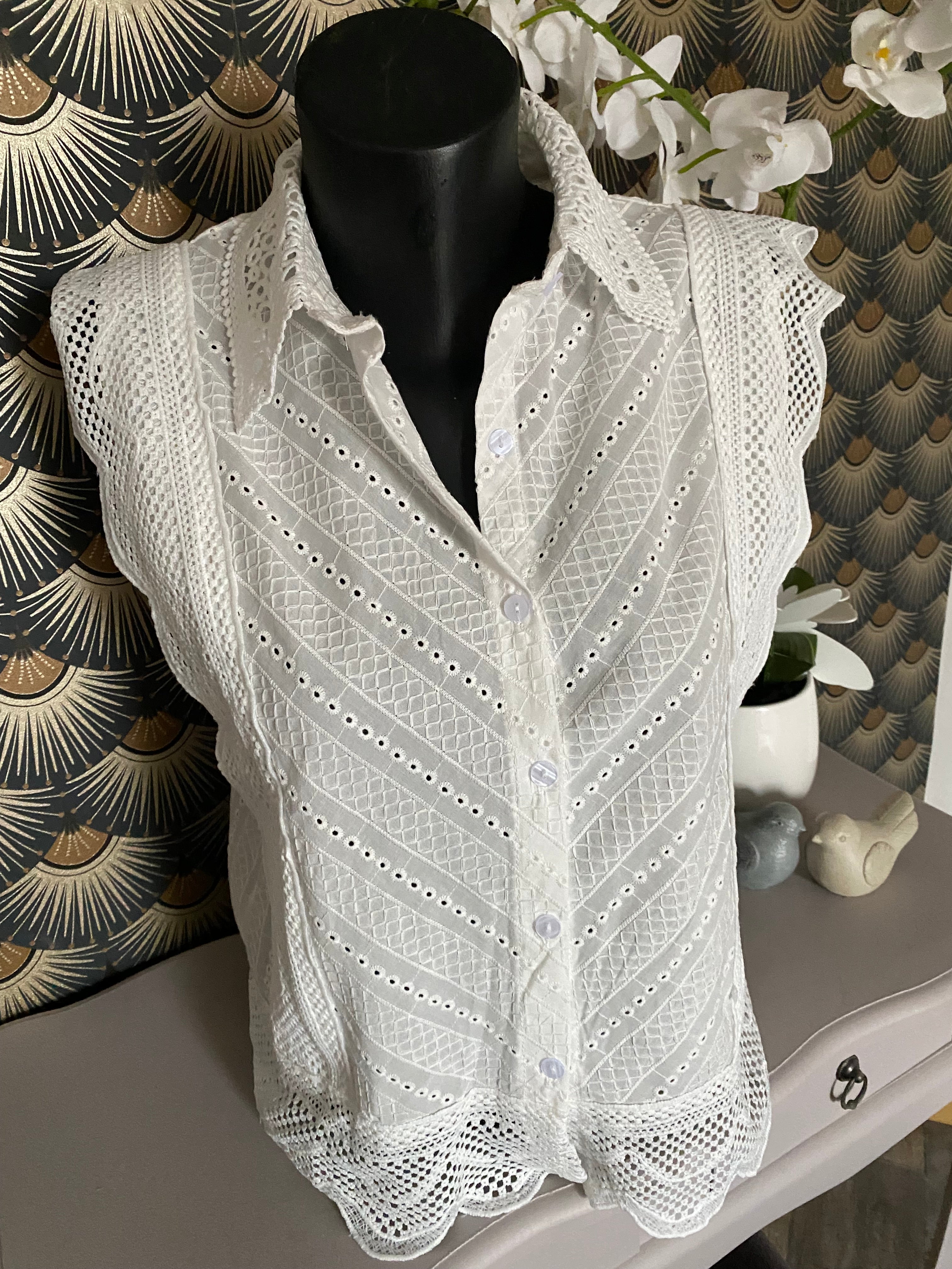 TOP BRODE TAILLE M OU L