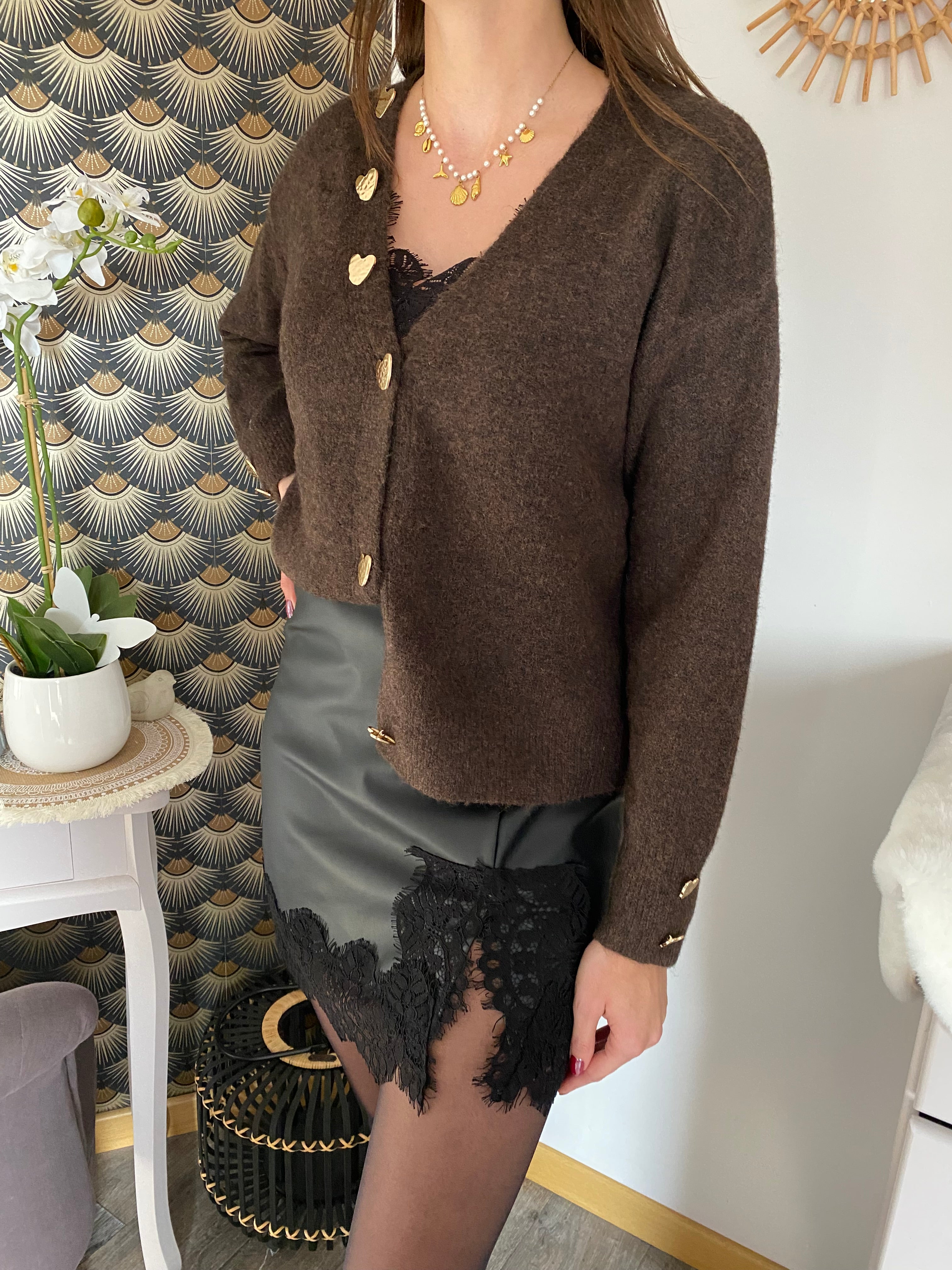 JUPE SHORT SIMILI NOIRE   TAILLES:S OU M