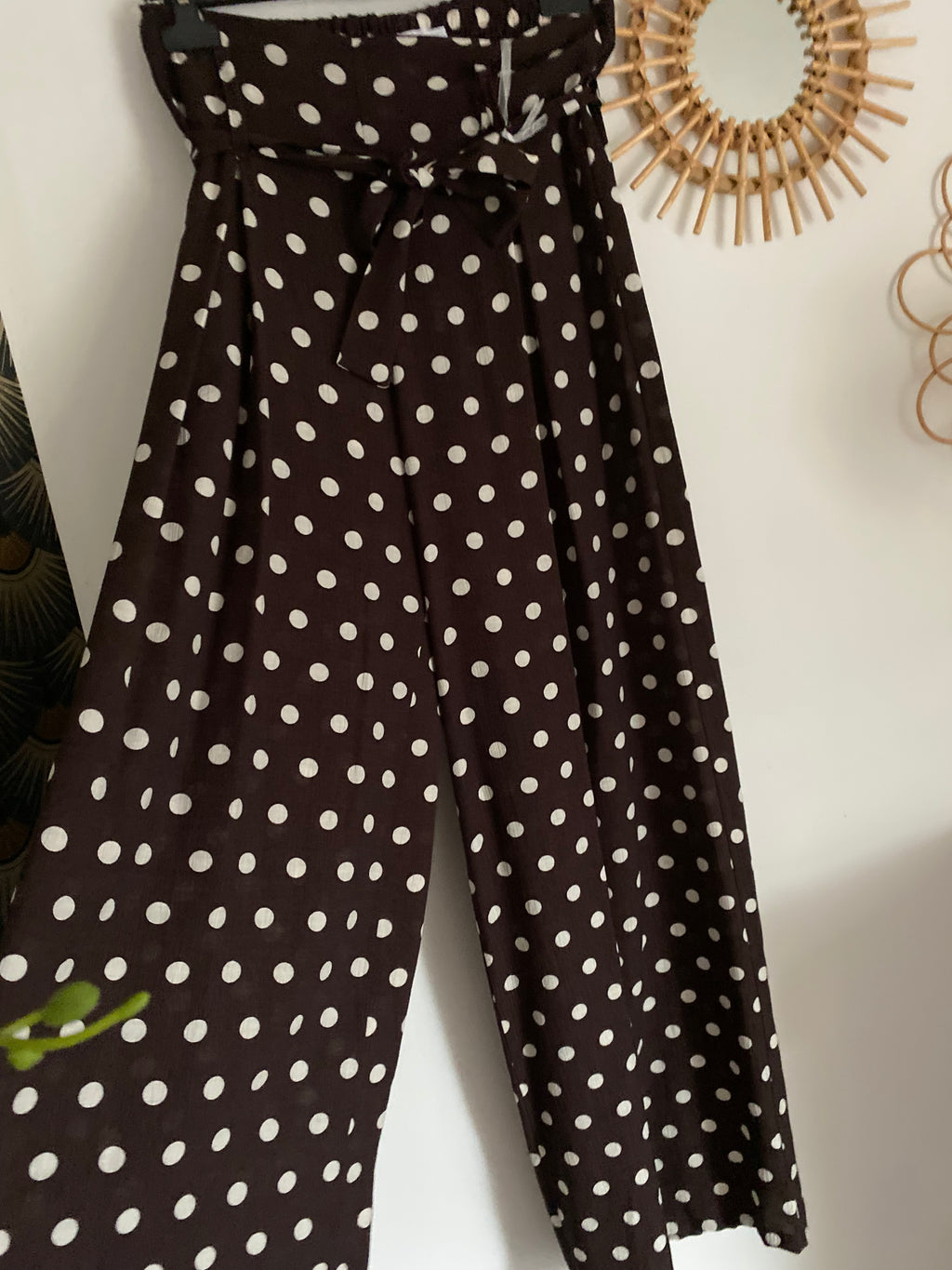 PANTALON KEZY FLUIDE A POIS   TU 34/40