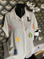 BLOUSE VISCOSE CORINNE ECRU  TU 36/46