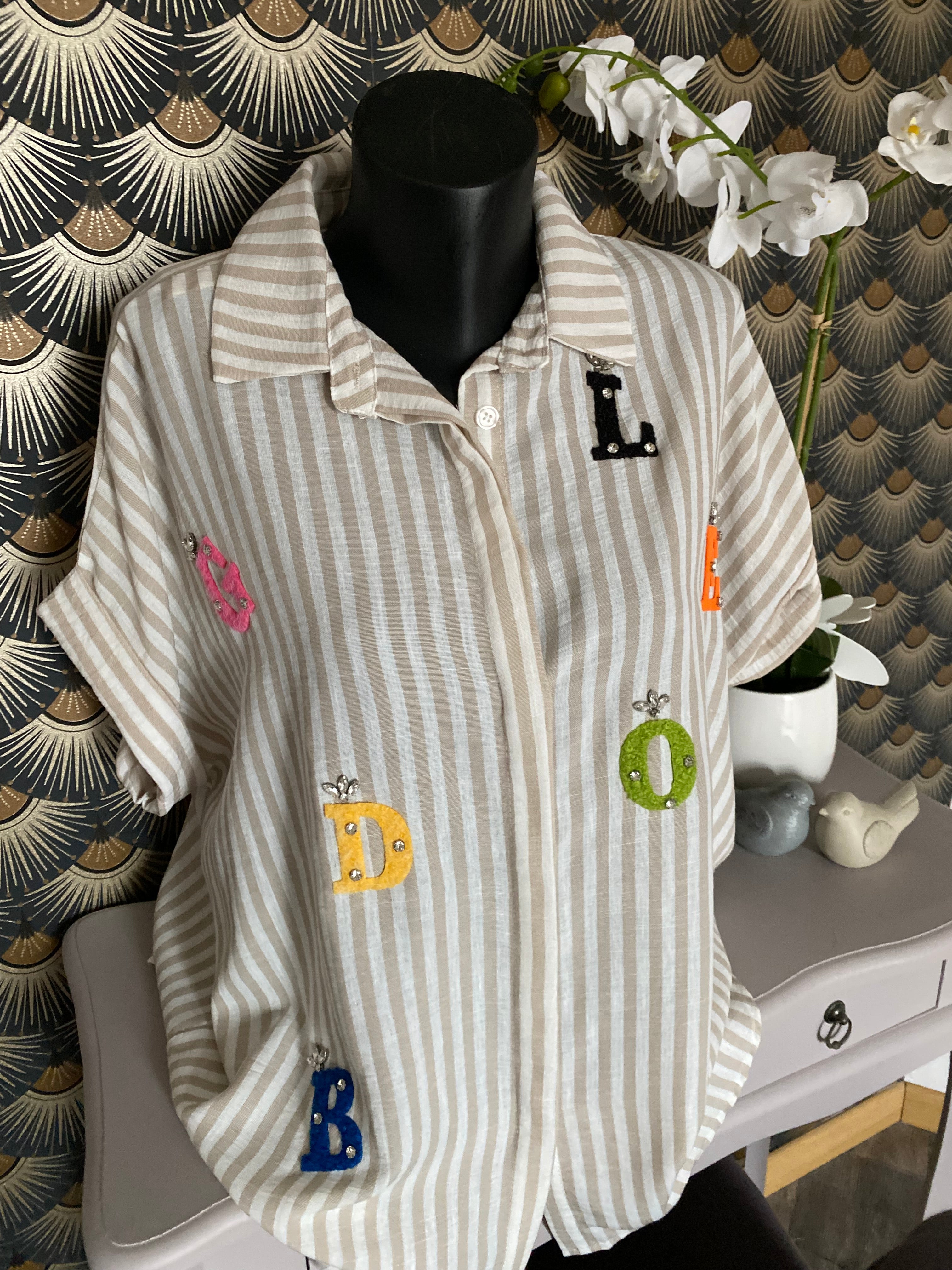 BLOUSE VISCOSE CORINNE ECRU  TU 36/46