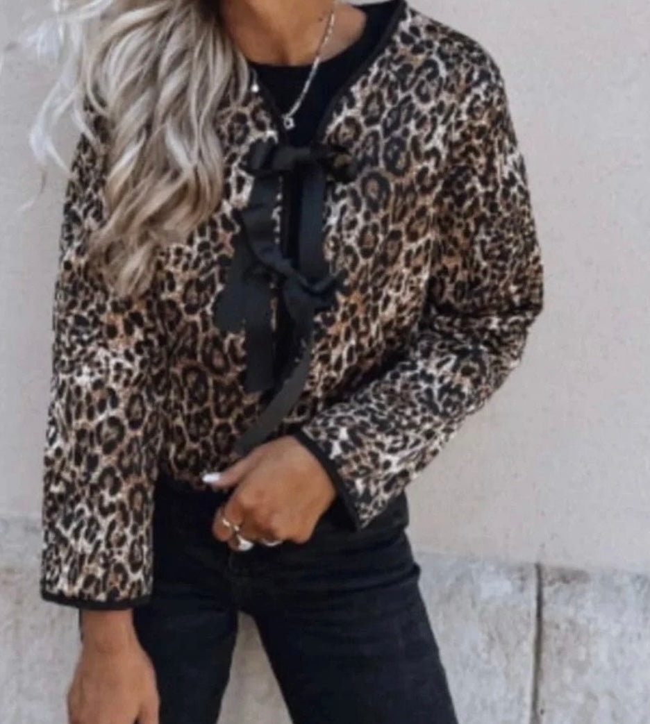 VESTE LEOPARD    S OU M