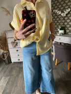 BLOUSE VISCOSE CORINNE JAUNE TU 36/46