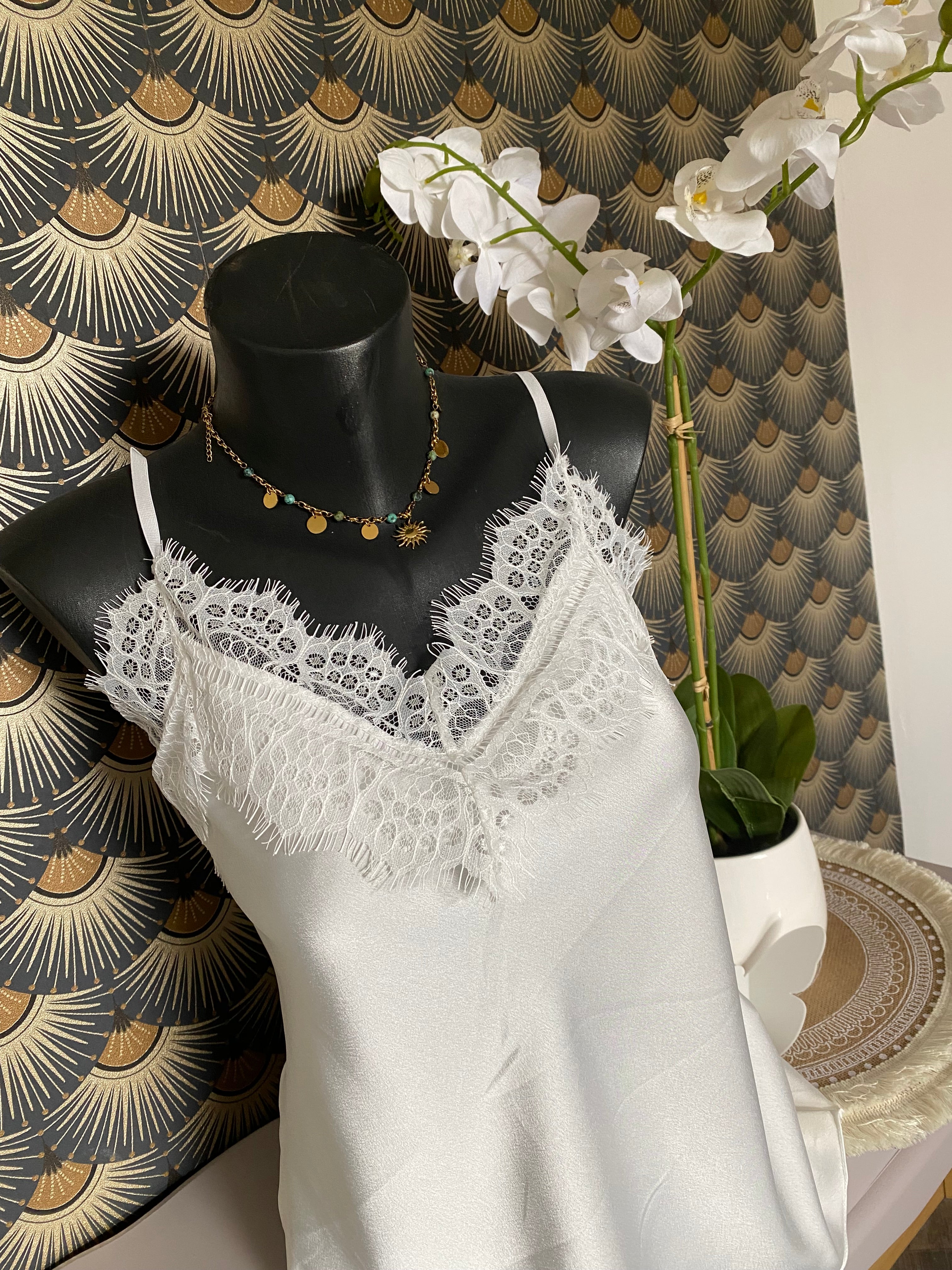 TOP DENTELLE MILY BLANC   36/42