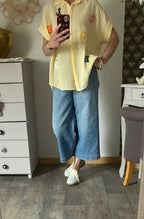 BLOUSE VISCOSE CORINNE JAUNE TU 36/46
