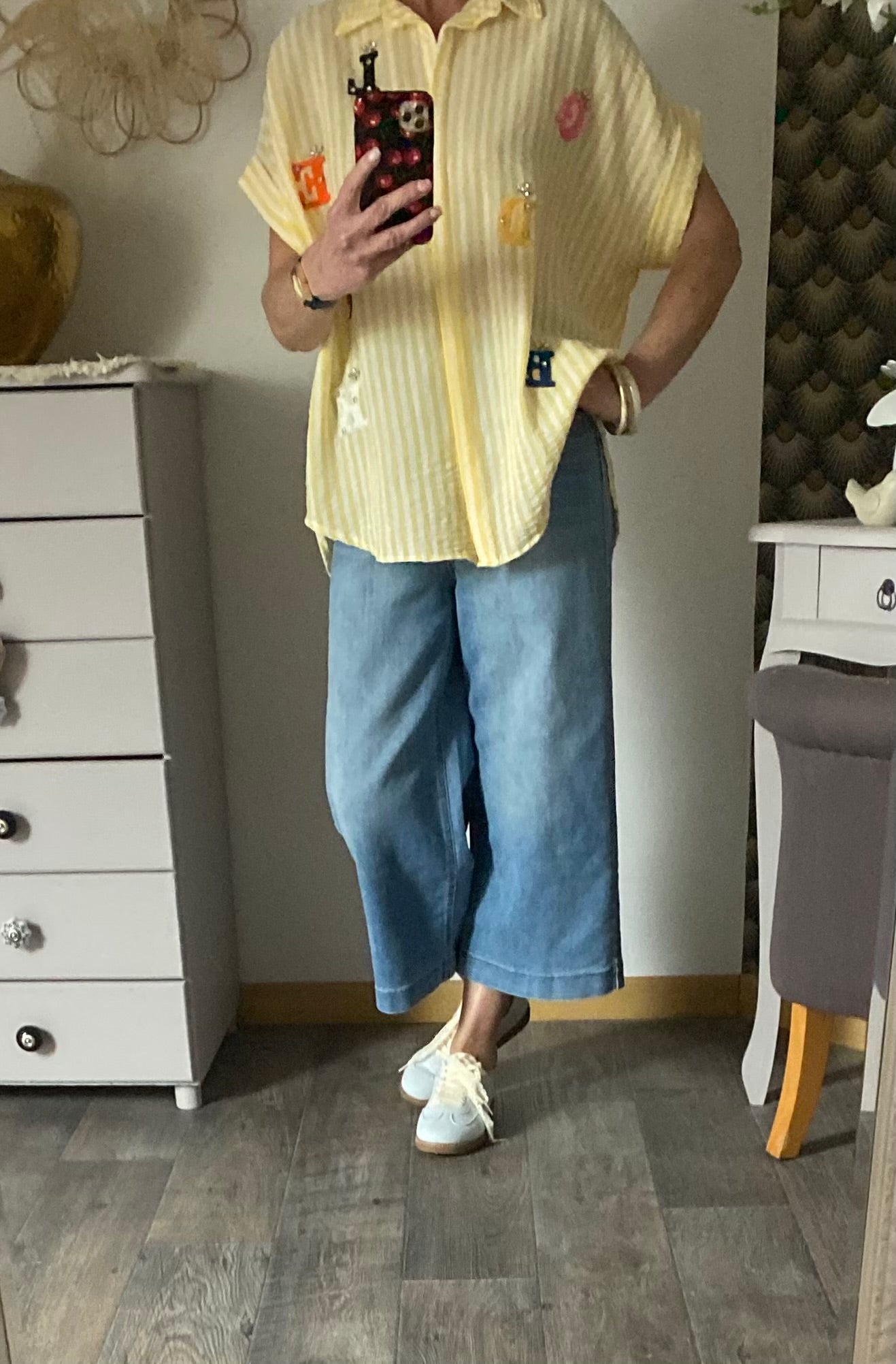 BLOUSE VISCOSE CORINNE JAUNE TU 36/46