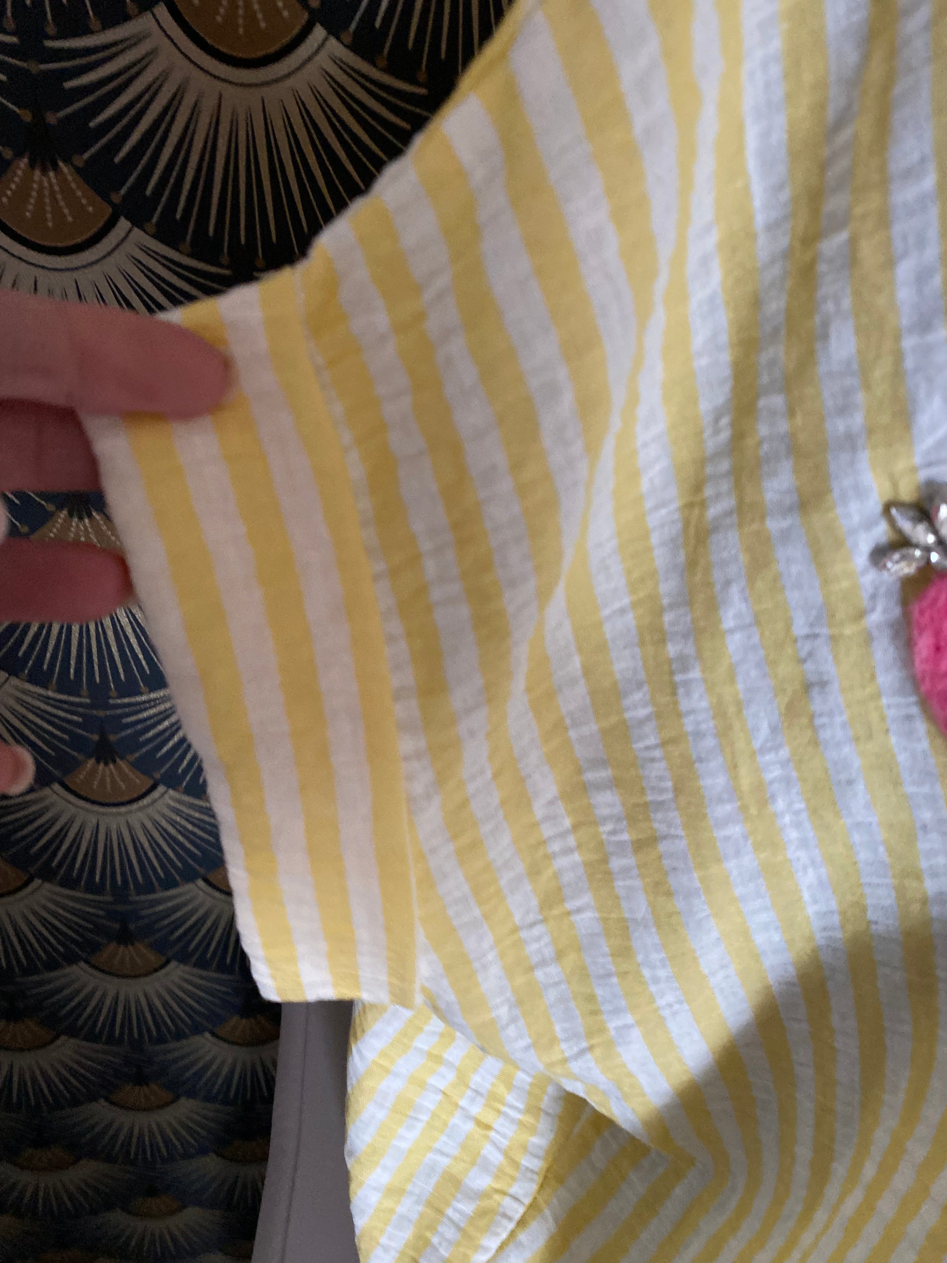 BLOUSE VISCOSE CORINNE JAUNE TU 36/46