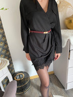 ROBE DENTELLE NOIRE  TU36/42