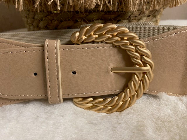 CEINTURES ELASTIQUE FANTAISIE existe en noir et ecru