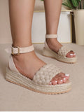 Espadrilles compensées beiges  36/40/41