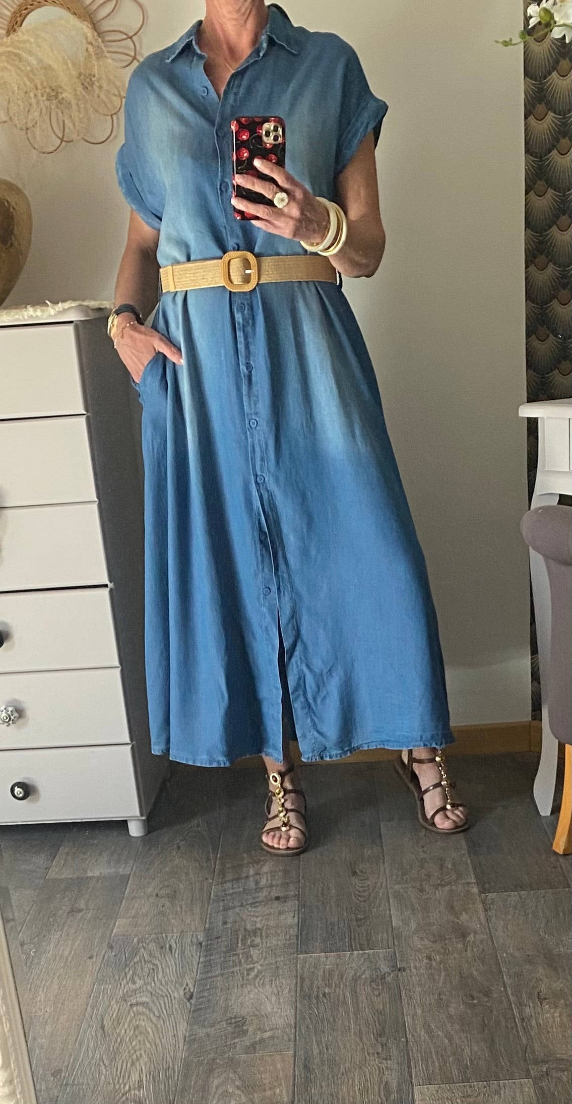 ROBE LONGUE  LYOCEL  TU 36/44