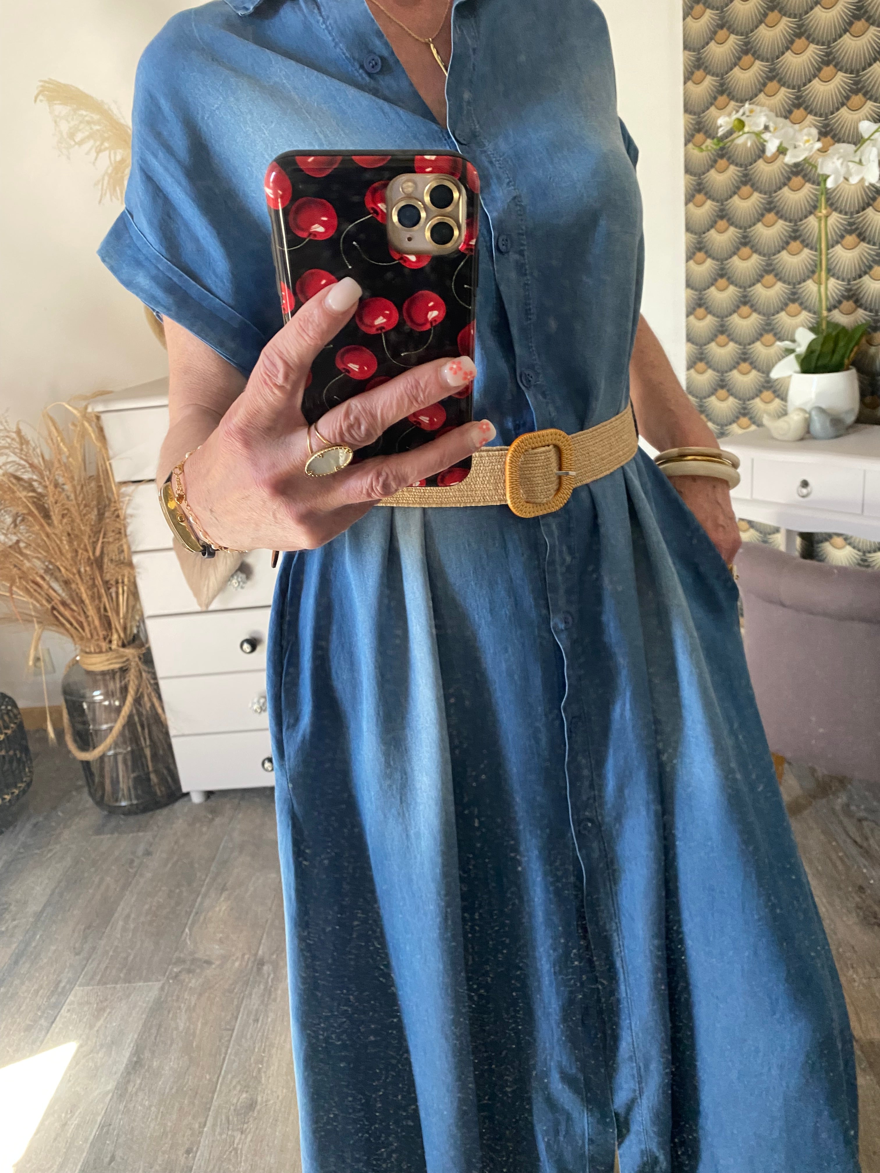 ROBE LONGUE  LYOCEL  TU 36/44