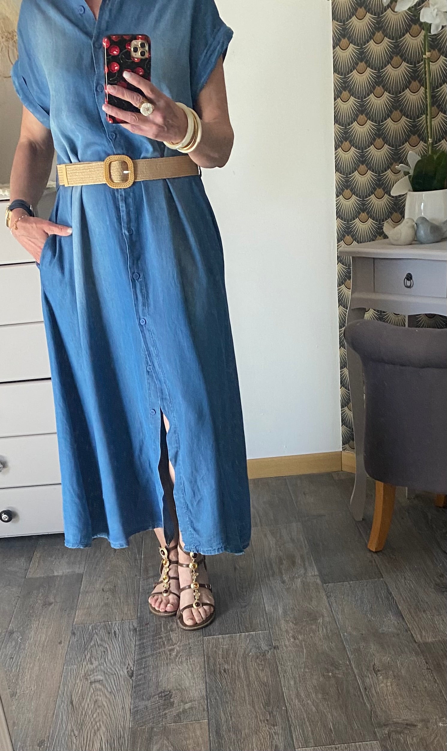 ROBE LONGUE  LYOCEL  TU 36/44