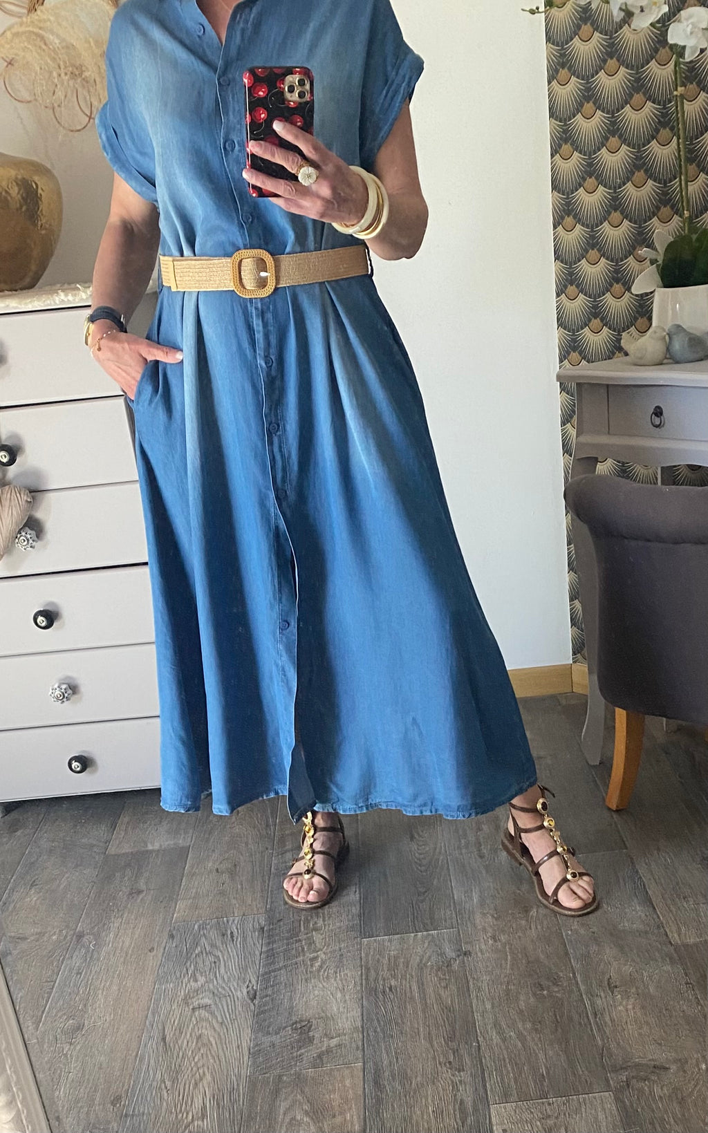 ROBE LONGUE  LYOCEL  TU 36/44