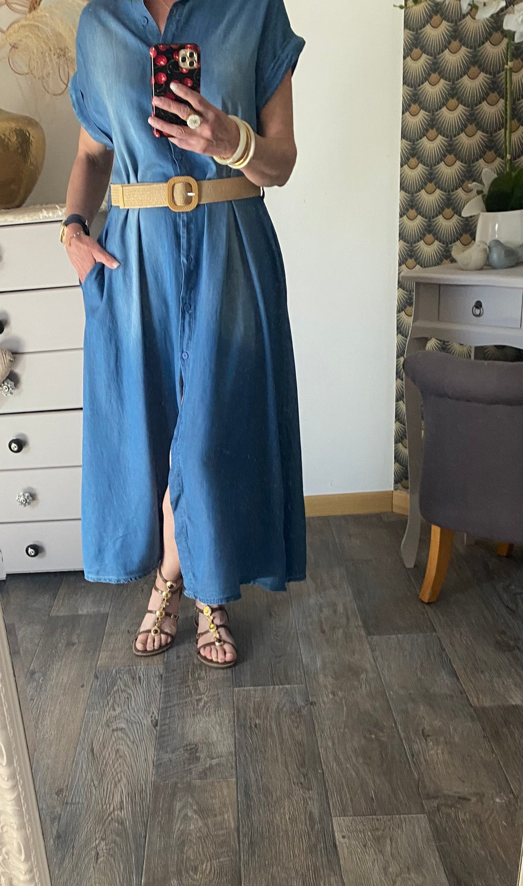 ROBE LONGUE  LYOCEL  TU 36/44